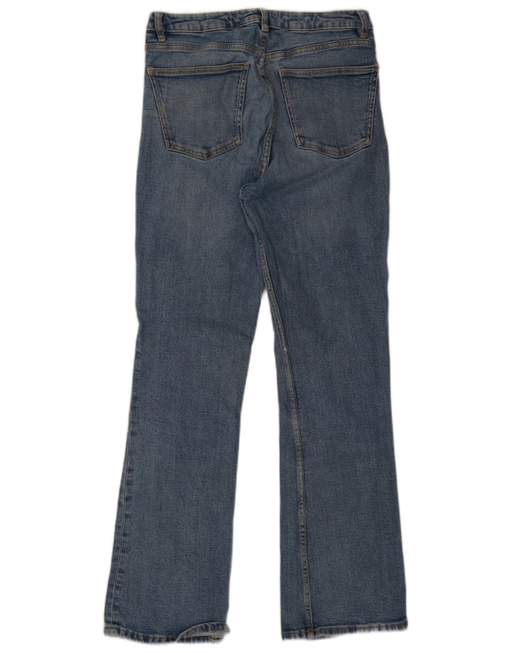 Zara Damen Schlagjeans EU 40 Mittel W30 L30 Blau
