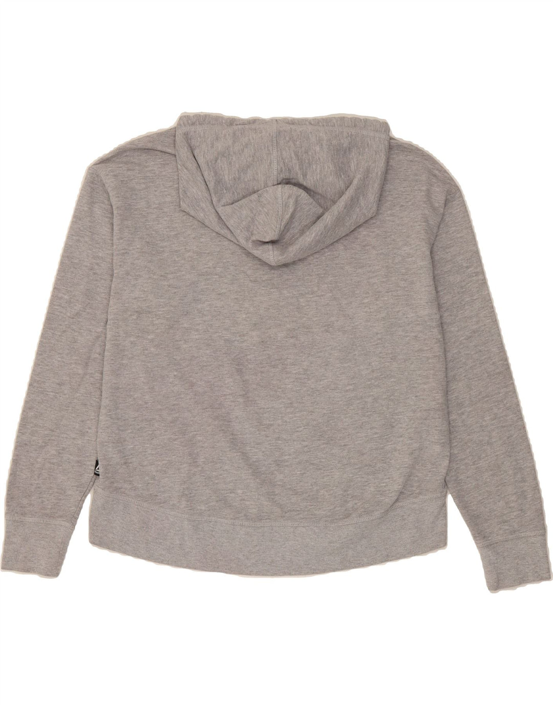REEBOK Womens Hoodie Jumper UK 14 Medium Grey Vintage Reebok and Second-Hand Reebok from Messina Hembry 