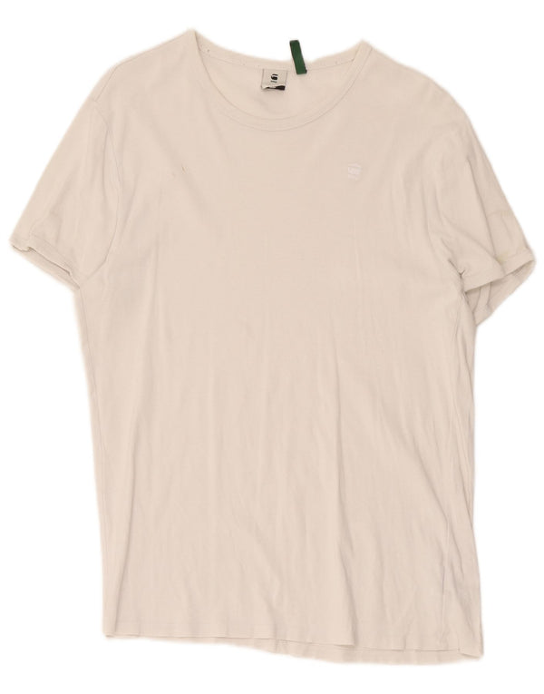 G-Star Herren T-Shirt Top 2XL Weiße Baumwolle