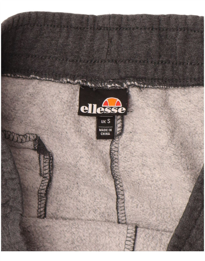 ELLESSE Herren-Sportshorts mit Grafik, Größe S, graue Baumwolle