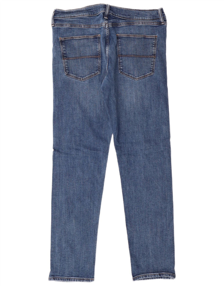 MARKS & SPENCER Slim-Jeans für Herren, W32, L29, Blau, Baumwolle, klassisch