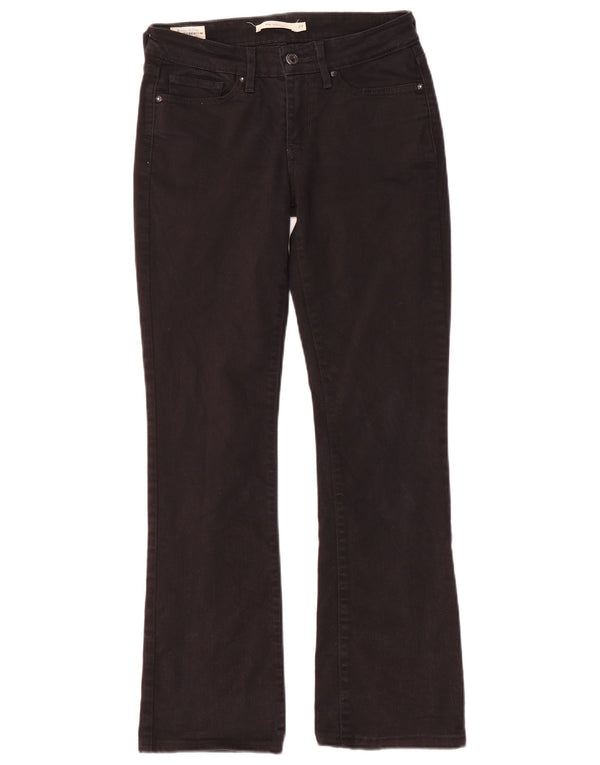 Levi's Damen 715 Bootcut Jeans W27 L28 Schwarz