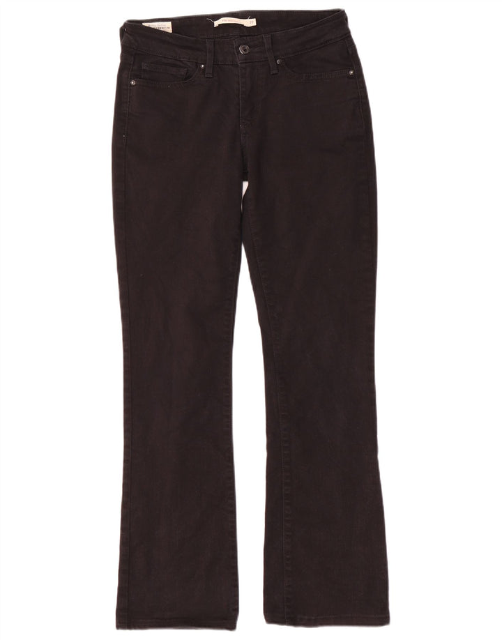 Levi's Damen 715 Bootcut Jeans W27 L28 Schwarz