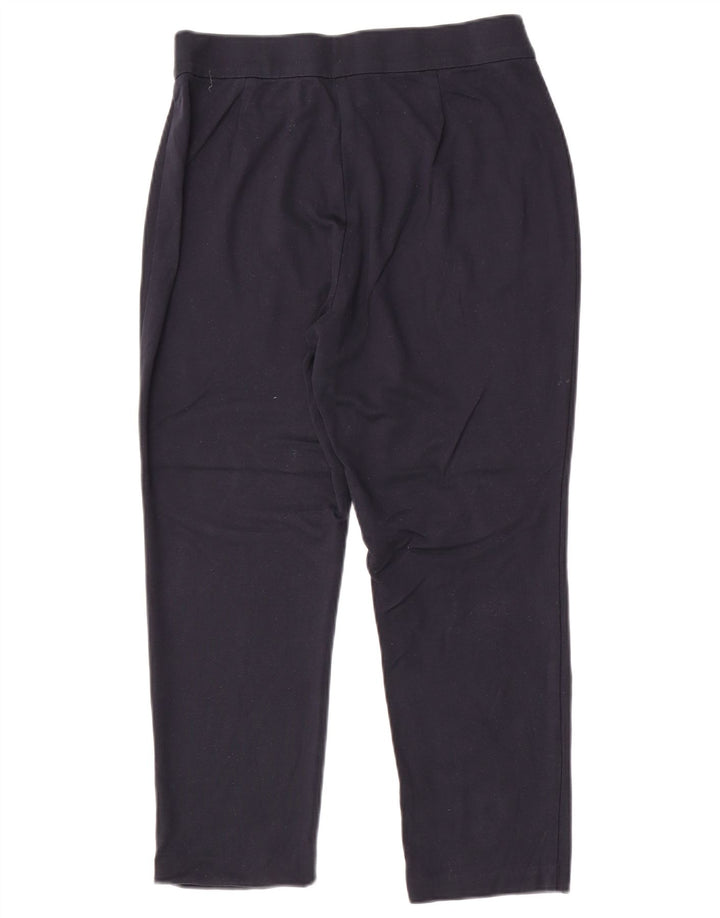 Marks & Spencer Damen-Hose, kurz geschnitten, UK 14, M, W30, L25, Marineblau