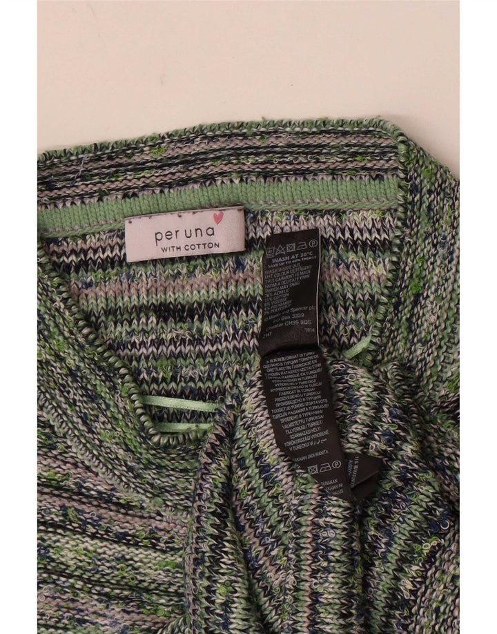Marks & Spencer Damen Per Una Crop Cardigan Pullover UK 14 Large Blau