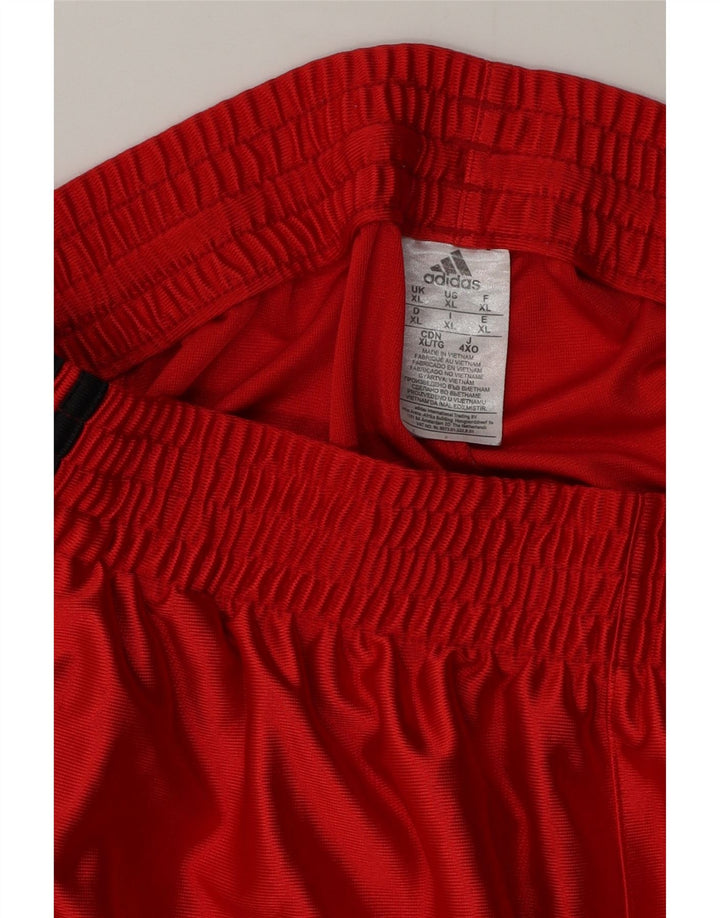Adidas Herren Sport Shorts XL Rot Polyester