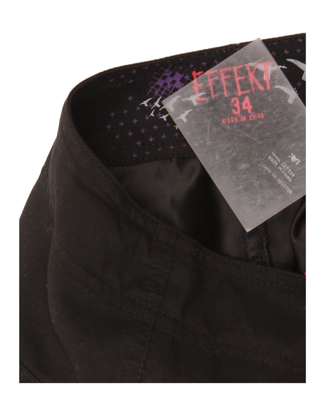 EFFEKT Herren-Badeshorts mit Grafik, groß, mehrfarbig, gestreift, Baumwolle