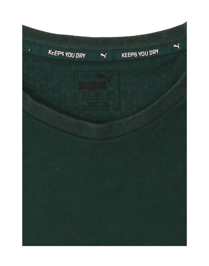 PUMA Mens T-Shirt Top Large Green