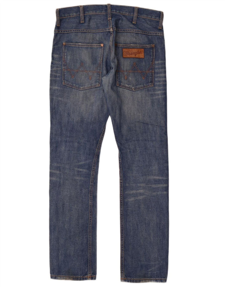 Wrangler Herren Spencer Slim Jeans W32 L34 Blaue Baumwolle