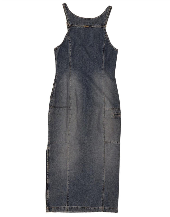 SOCCX Womens Sleeveless Denim Dress EU 38 Medium Blue Cotton