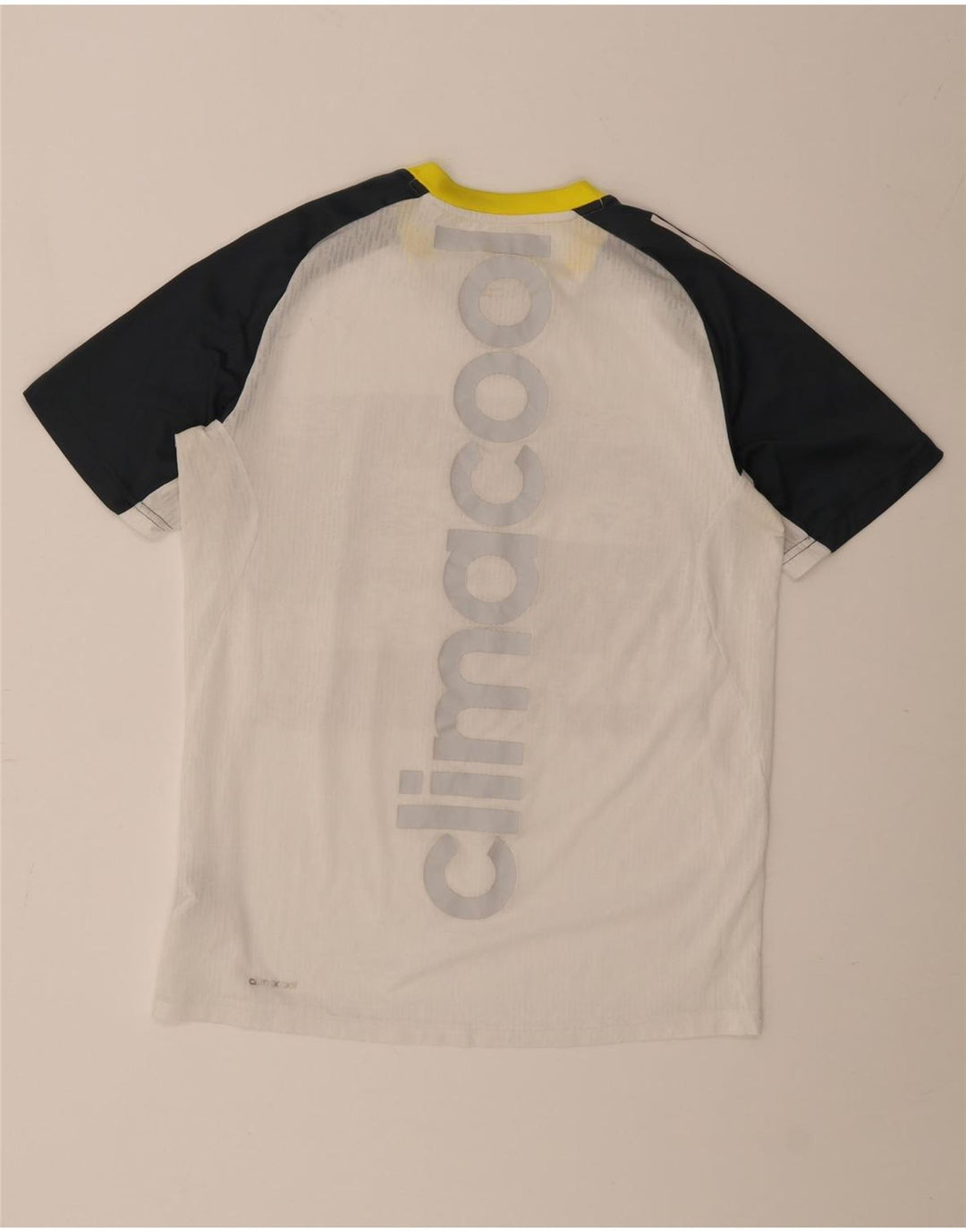 Adidas Herren Climacool Graphic T-Shirt Top Mittelweiß Farbblock