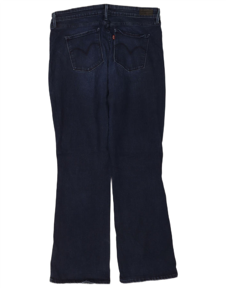 Levi's Damen Demi Curve Bootcut Jeans Größe 14 Large W32 L32 Marineblau