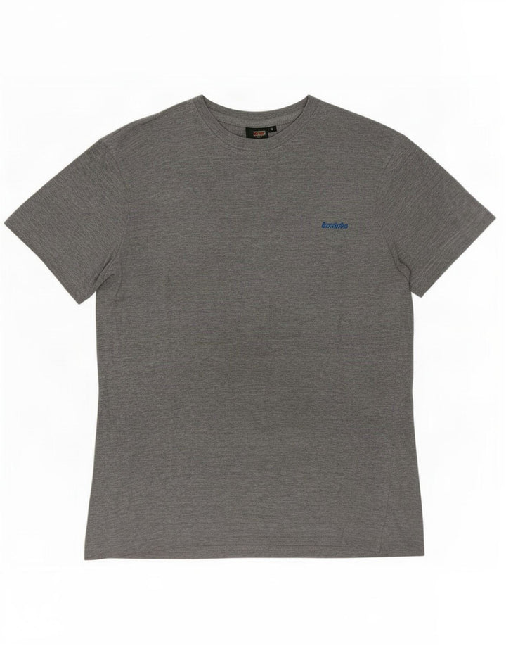 Invicta Herren T-Shirt Top mittelgraue Baumwolle