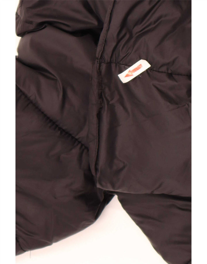 Zara Damen-Jacke mit Kapuze, gepolstert, UK 14, Mittelschwarzes Nylon