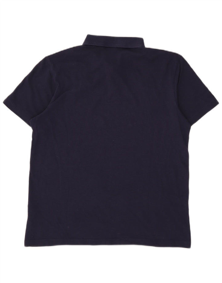 Puma Herren-Poloshirt, groß, marineblau, Baumwolle