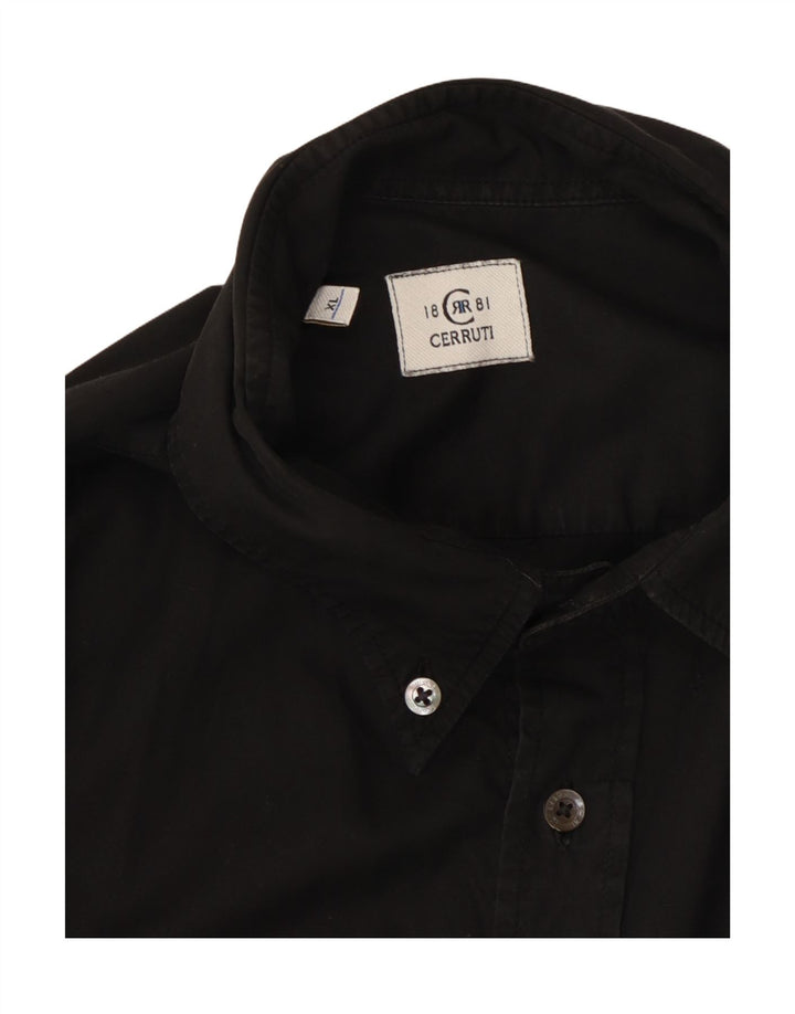 CERRUTI 1881 Herren Grafikshirt XL Schwarz