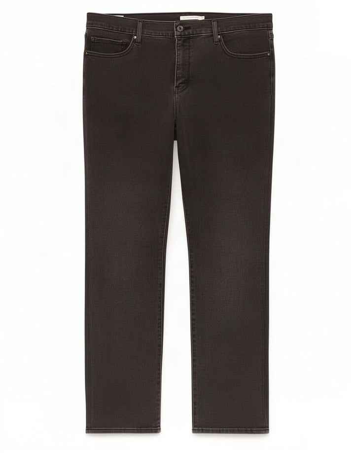 Levi's Damen 314 Shaping Straight Jeans W34 L30 Schwarz