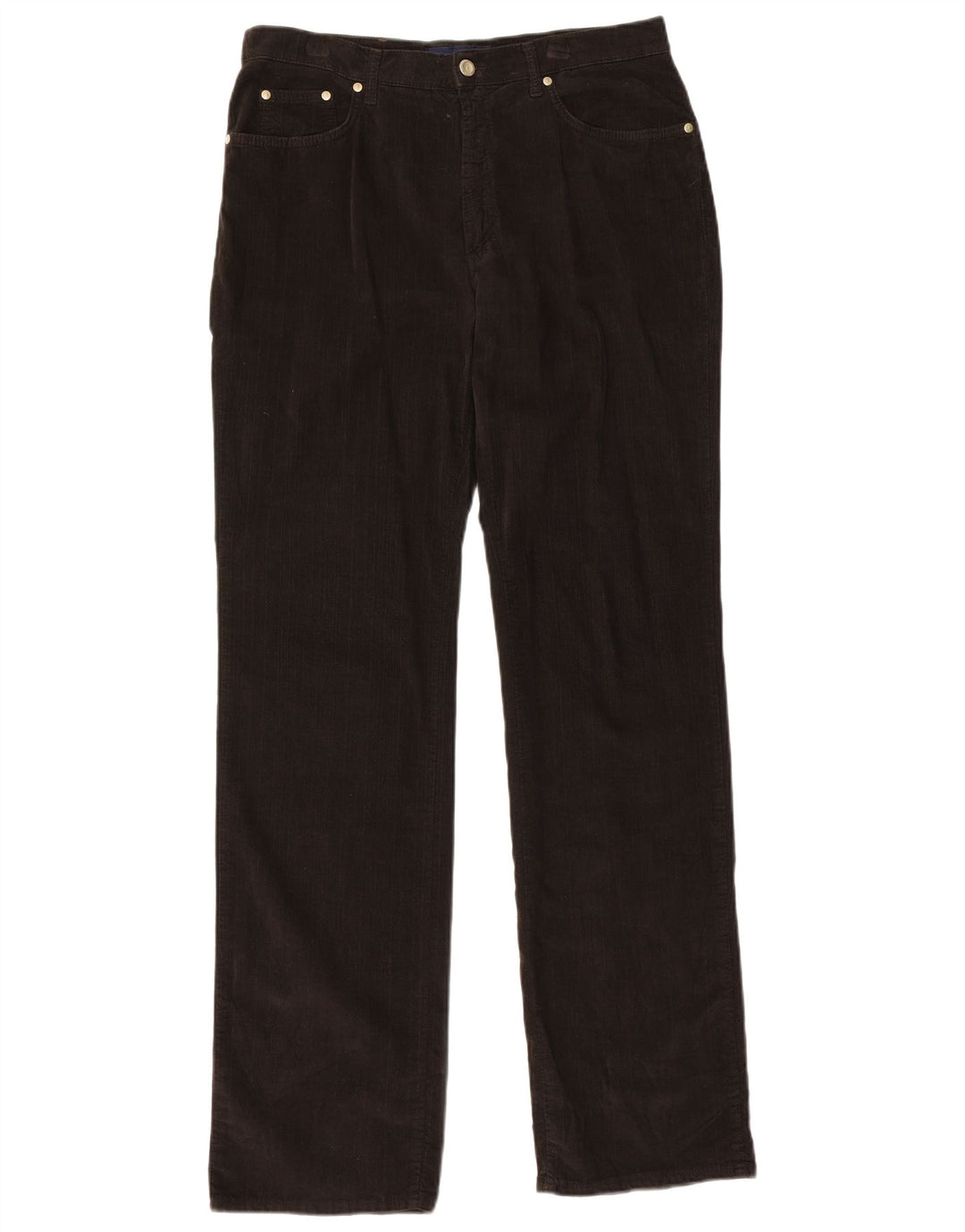 TRUSSARDI Herren Straight Jeans IT 48 Medium W32 L34 Schwarze Baumwolle