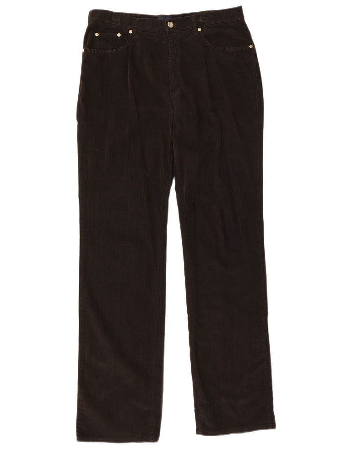 TRUSSARDI Herren Straight Jeans IT 48 Medium W32 L34 Schwarze Baumwolle