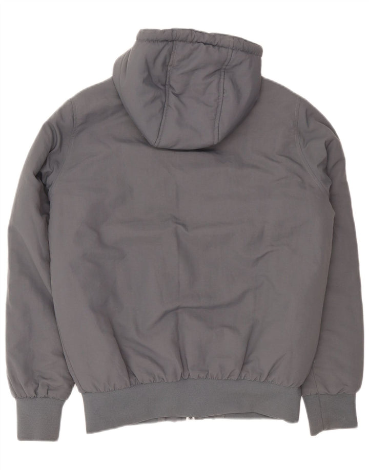 Champion Herren-Bomberjacke mit Kapuze, UK 36, Größe S, Grau
