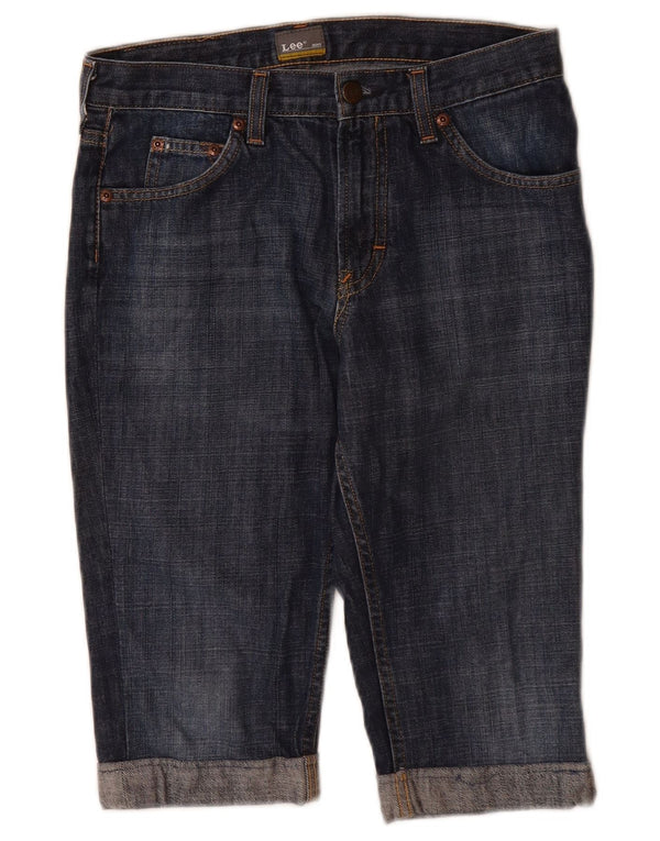 Lee Boys Scott Denim Shorts 13-14 Jahre W28 Marineblaue Baumwolle