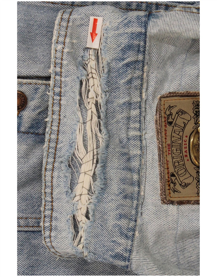 Wampum Herren Jeansjacke UK 38 Mittelblau