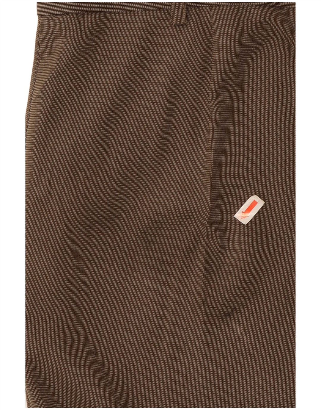 Marks & Spencer Herren-Anzughose in normaler Passform, W40, L29, braun, Polyester