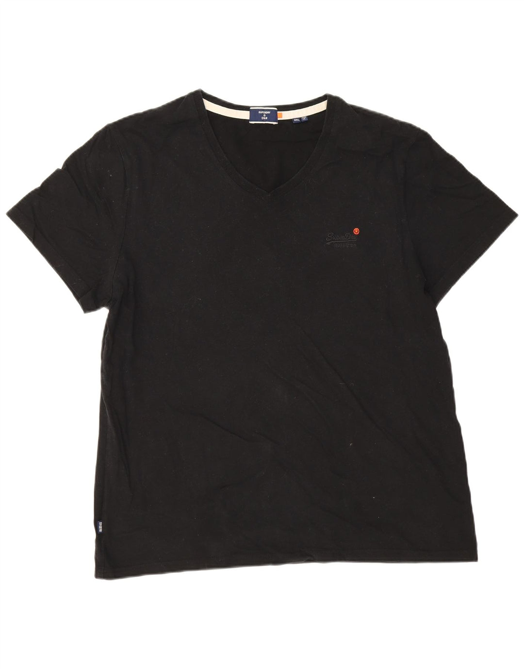 Superdry Herren T-Shirt Top 3XL Schwarz