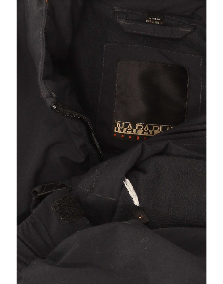 Napapijri Damen Geographic Übergroße Windjacke UK 10 Small Schwarz