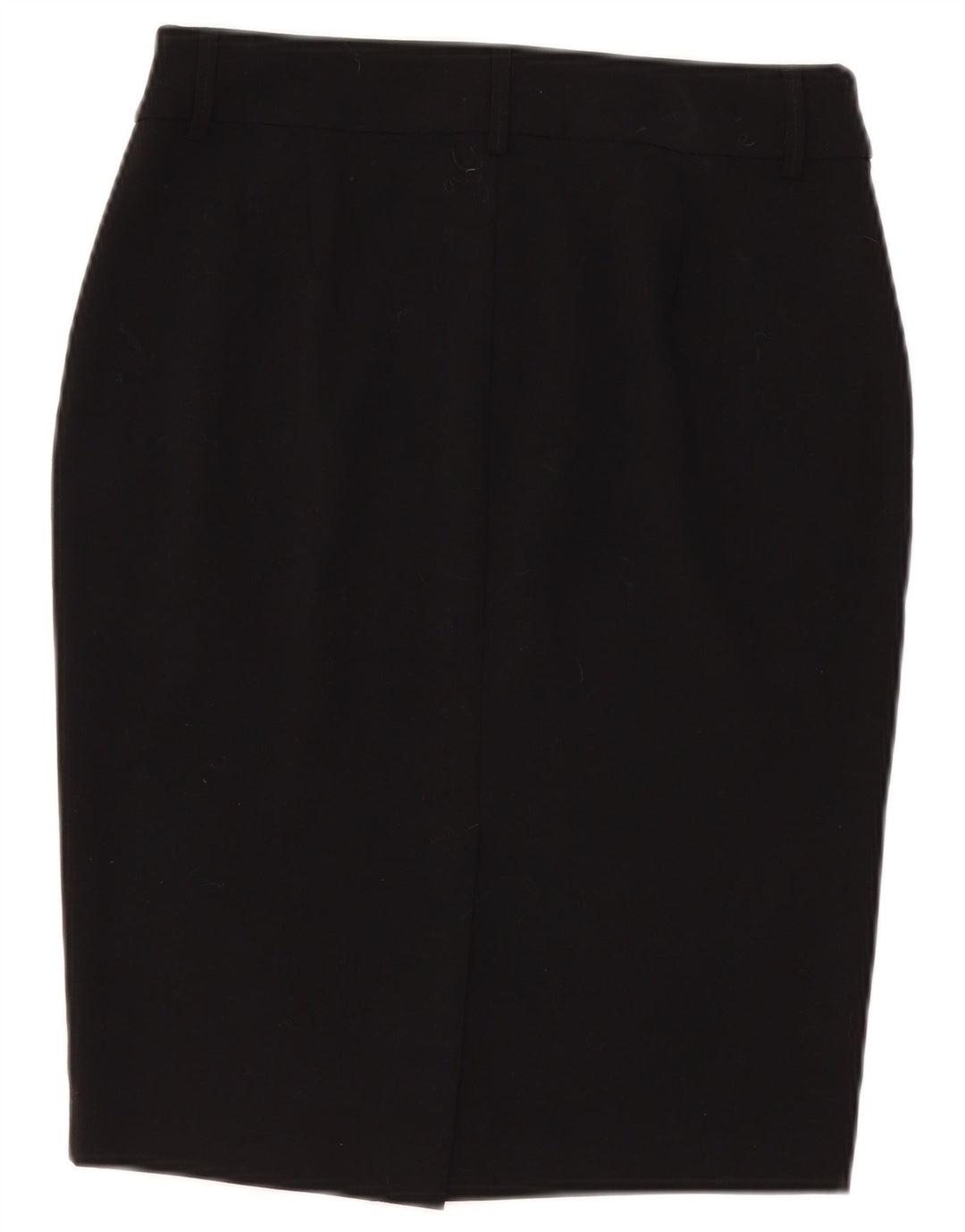 Marks & Spencer Damen Bleistiftrock UK 10 Small W30 Schwarz Polyester