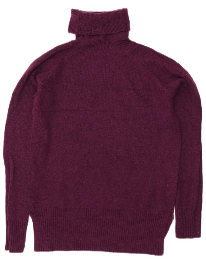 HOBBS Damen-Pullover mit Rollkragen, übergroß, Gr. 10, Größe S, Burgunderrot