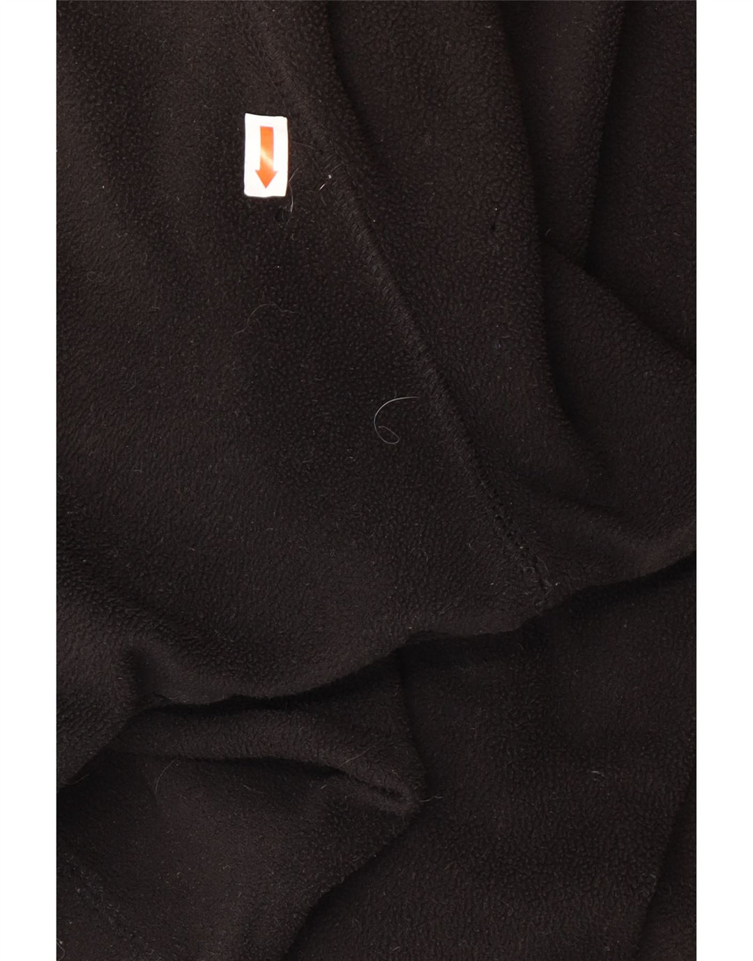 HELLY HANSEN Mens Petite Zip Neck Fleece Jumper Small Black Polyester