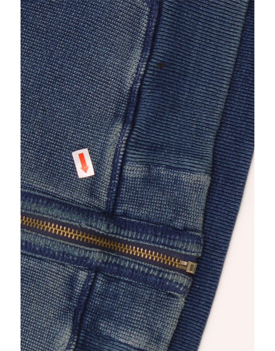 FAT FACE Herren-Kapuzenpullover mit Reißverschluss, mittlere marineblaue Baumwolle