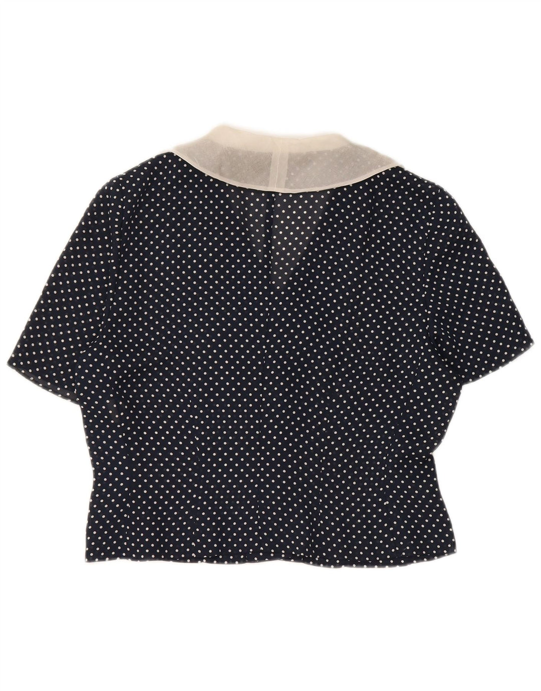 Vintage Damen 2-teiliges Rockset IT 44 Medium W28 Marineblau gefleckt