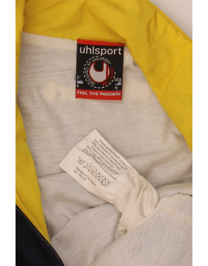 Uhlsport Herren-Trainingsanzugoberteil mit Grafik, mittleres Marineblau, Farbblock