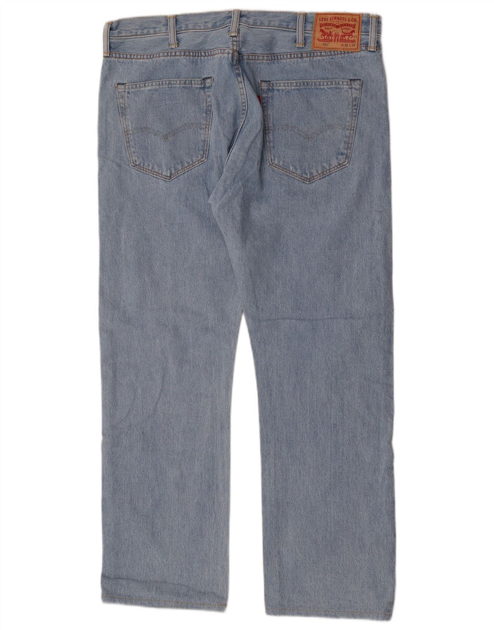 Levi's Herren 501 Straight Jeans W38 L29 Blaue Baumwolle