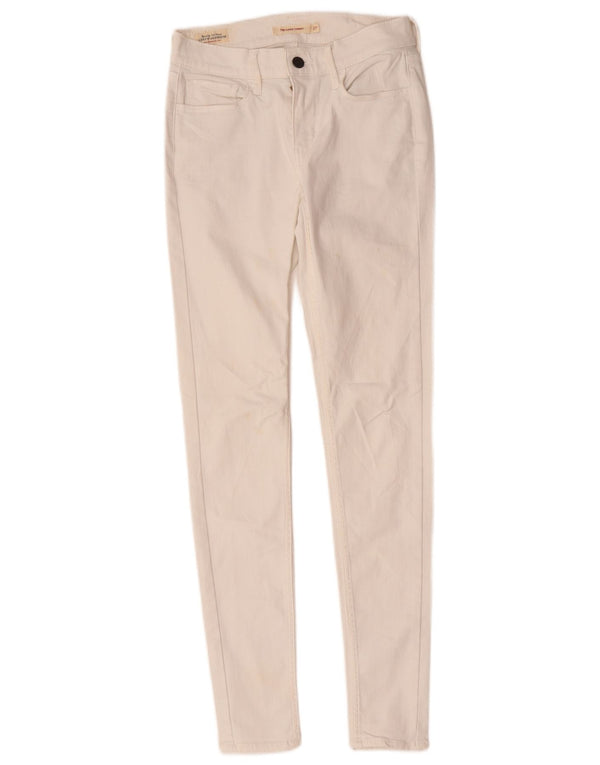 Levi's Womens 710 Super Skinny Jeans W27 L29 White