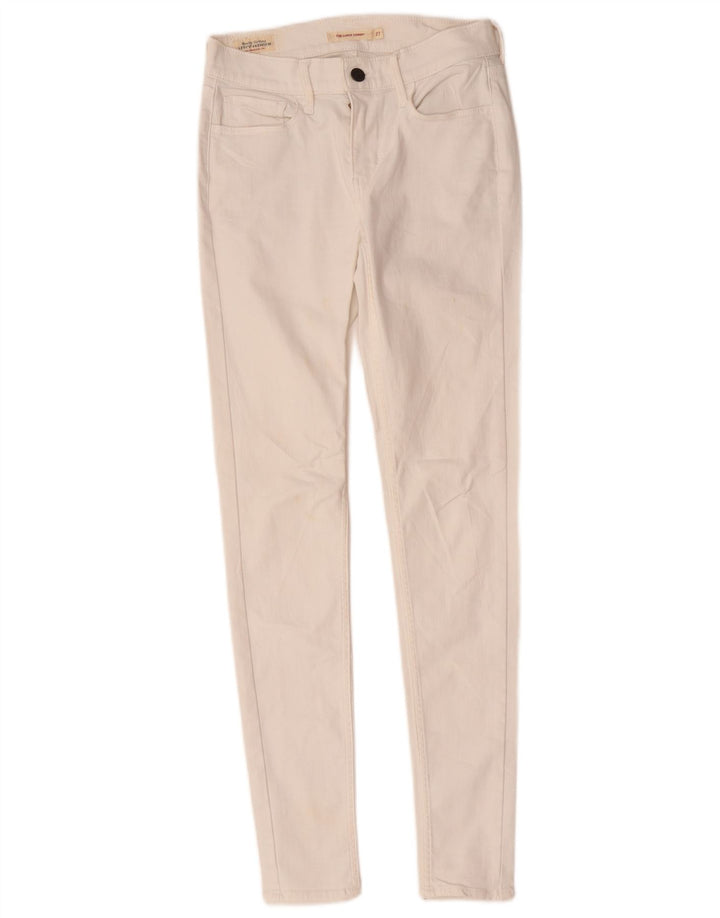 Levi's Damen 710 Super Skinny Jeans W27 L29 Weiß