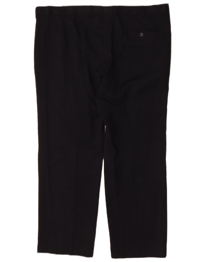 Marks & Spencer Herren-Anzughose, gerade, normal, W42, L29, Marineblau