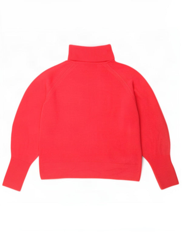 Marks & Spencer Rollkragenpullover für Damen, UK 14, Mittelrosa, Acryl