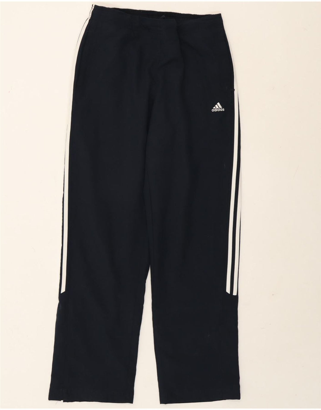 Adidas Damen-Trainingshose UK 12 Mittel Marineblau Polyester