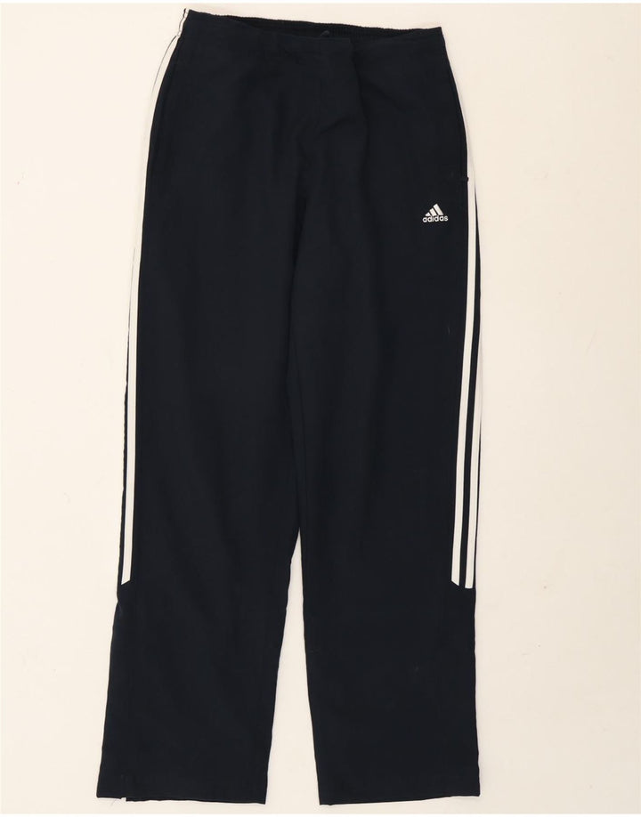 Adidas Damen-Trainingshose UK 12 Mittel Marineblau Polyester