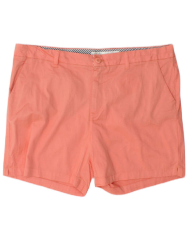 Lee Damen Riders Mid Rise Chino Shorts US 16 2XL W38 Rosa Baumwolle