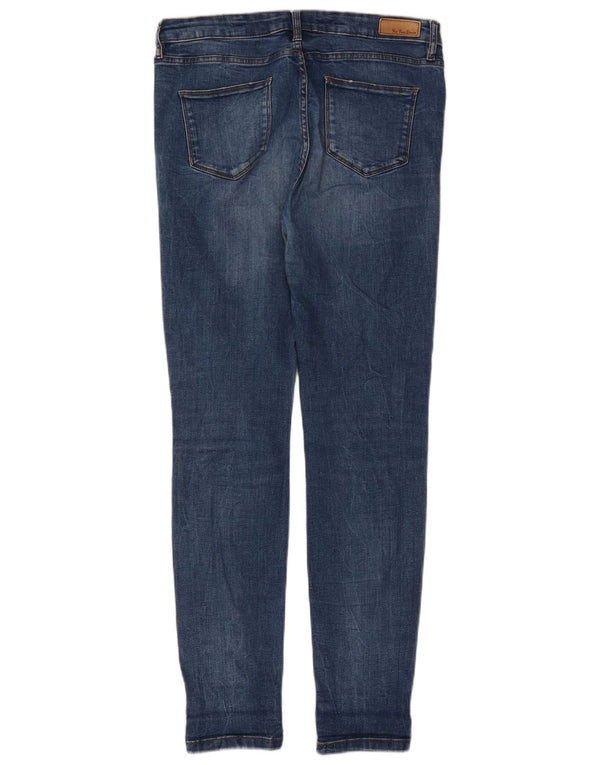 Fat Face Damen Röhrenjeans UK 14 Large W32 L31 Blaue Baumwolle