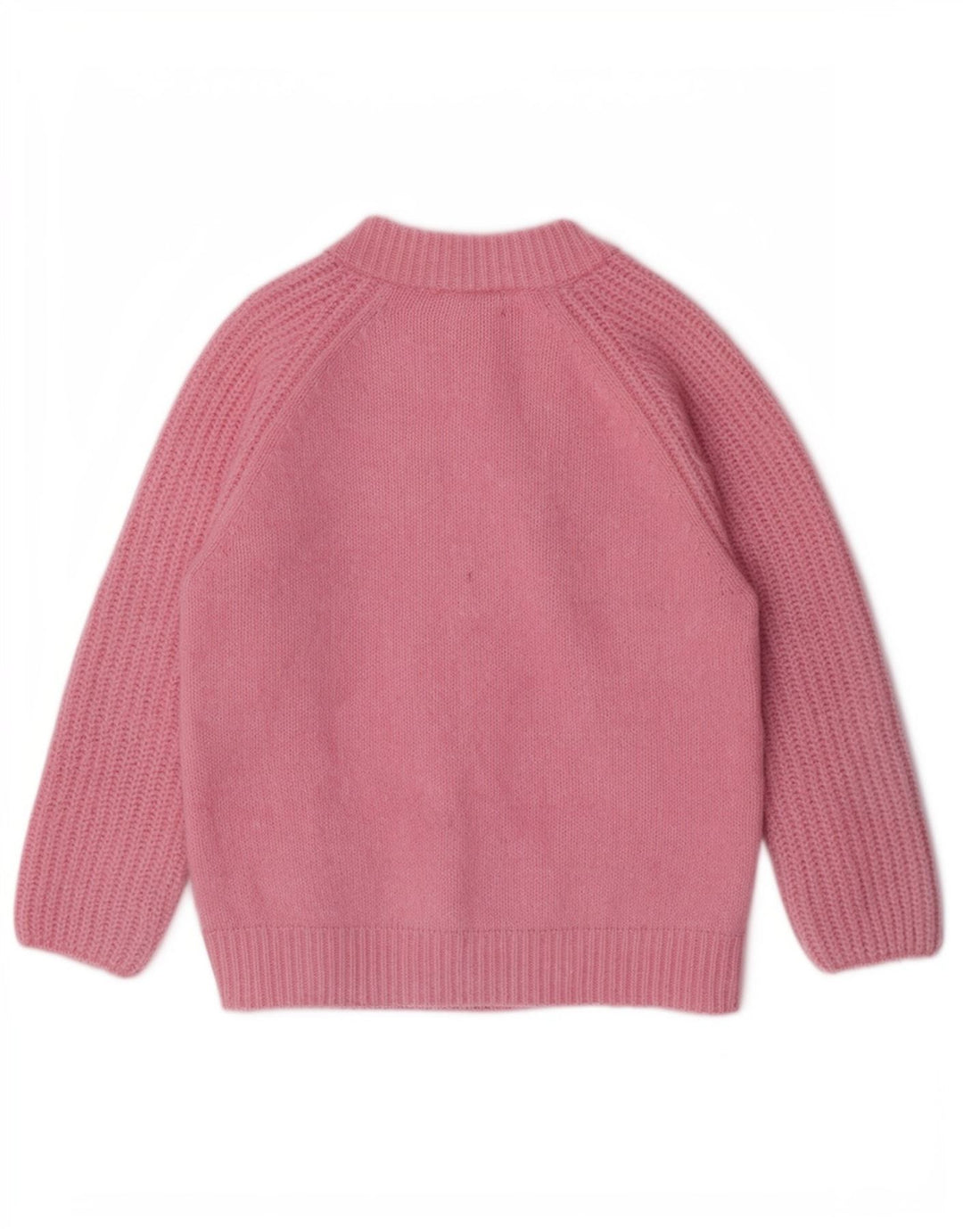 Vintage Damen Cardigan Pullover UK 14 Mittelrosa