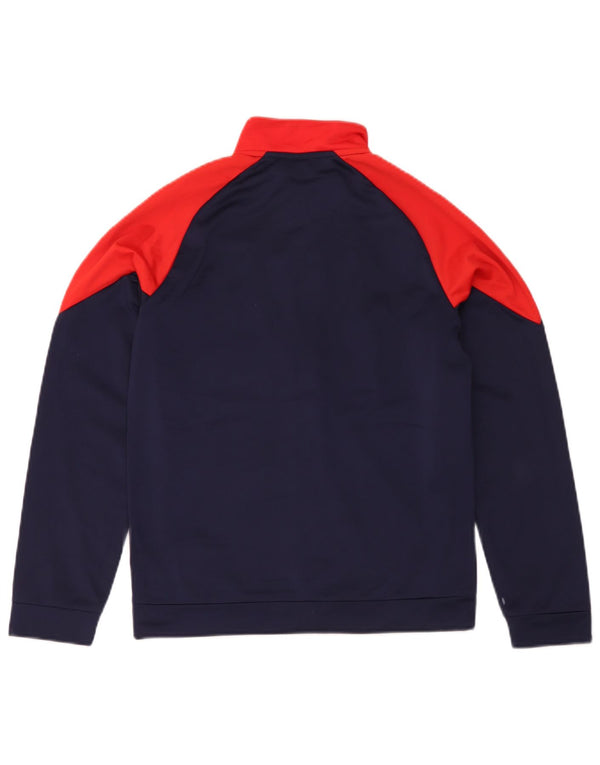 Puma Jungen Grafik-Trainingsoberteil, Jacke, 13–14 Jahre, Marineblau, Farbblock