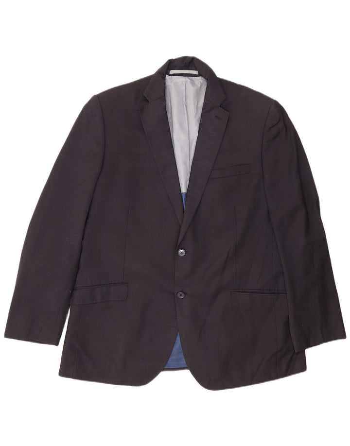 Marks & Spencer Herren-Blazer mit 2 Knöpfen, reguläre Passform, EU 54, XL, Marineblau