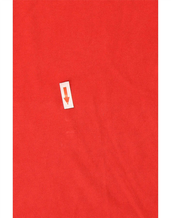 Nike Herren T-Shirt Top Große rote Baumwolle