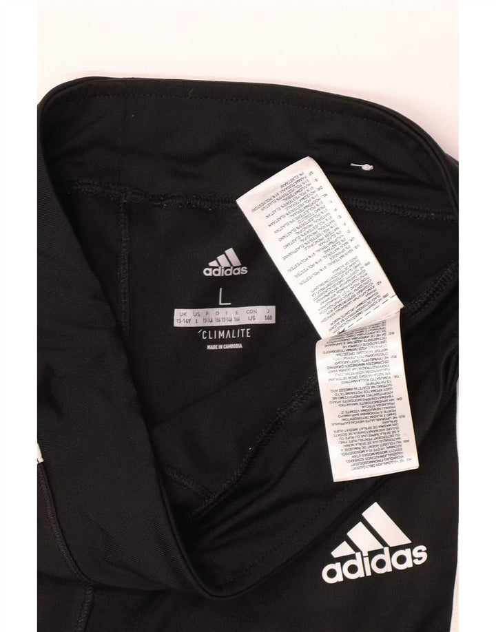 Adidas Climalite-Leggings für Mädchen, 13–14 Jahre, groß, schwarzes Polyester