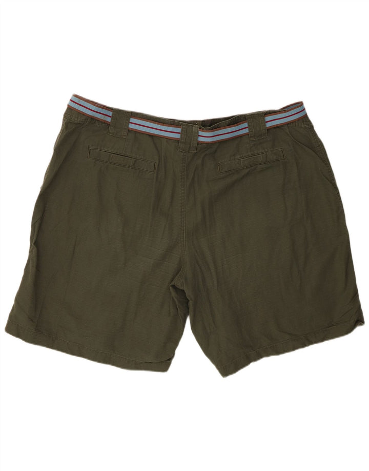 L.L.Bean Herren Cargo Shorts W44 2XL Grüne Baumwolle